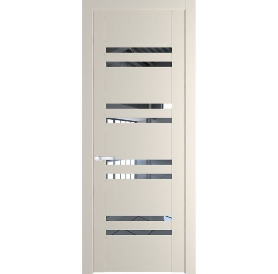 Межкомнатная дверь эмаль Profil Doors 1.6P кремовая магнолия стекло прозрачное