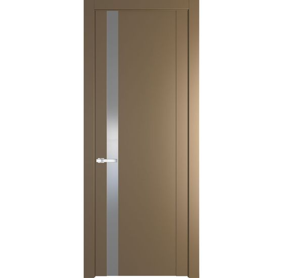 Межкомнатная дверь эмаль Profil Doors 1.2P перламутр золото стекло серебро матлак