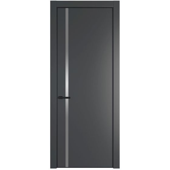 Profil Doors 21PA графит профиль чёрный матовый стекло серебро матлак