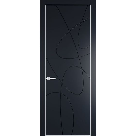 Profil Doors 6PA нэви блу профиль серебро