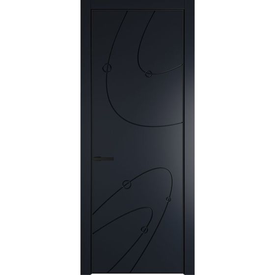 Profil Doors нэви блу профиль чёрный матовый