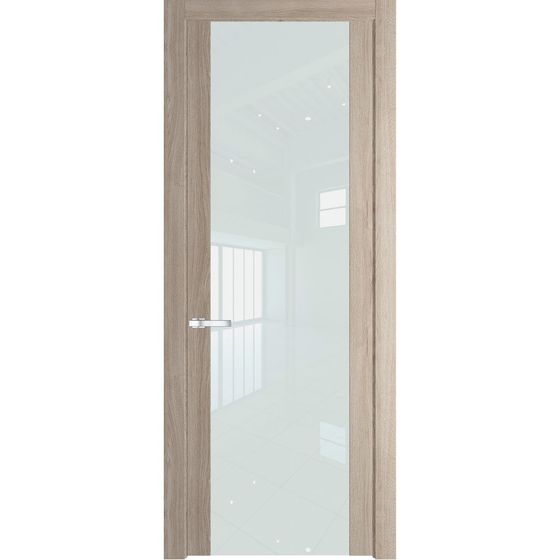 Межкомнатная дверь Profil Doors 1.7N дуб сонома стекло белый лак