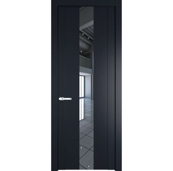 Межкомнатная дверь эмаль Profil Doors 1.9P нэви блу зеркало