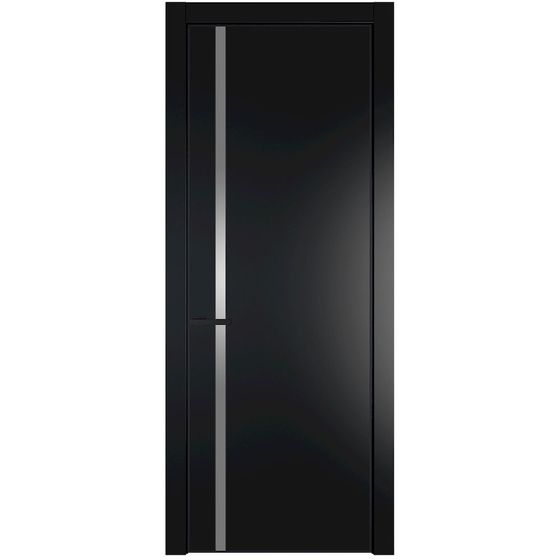 Profil Doors 21PA блэк профиль чёрный матовый стекло серебро матлак