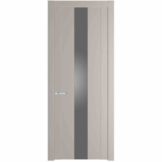 Межкомнатная дверь эмаль Profil Doors 1.9P сэнд стекло серебро матлак