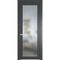 Межкомнатная дверь эмаль Profil Doors 1.1.2PD графит остеклённая