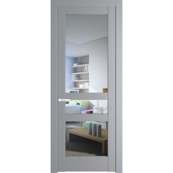 Межкомнатная дверь эмаль Profil Doors 4.5.2PD смоки остеклённая