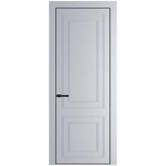 Profil Doors 27PA лайт грей профиль чёрный матовый