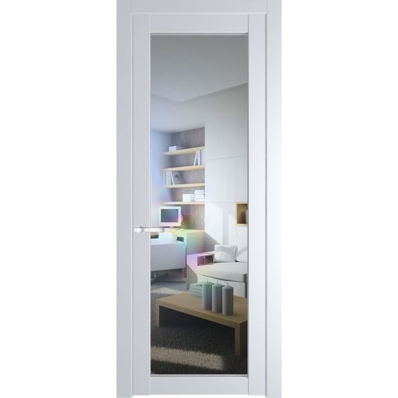 Межкомнатная дверь эмаль Profil Doors 2.1.2PD вайт остеклённая