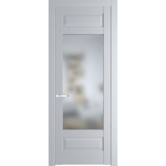 Межкомнатная дверь эмаль Profil Doors 4.3.3PD лайт грей остеклённая