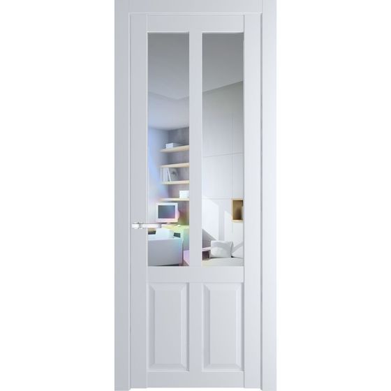 Межкомнатная дверь эмаль Profil Doors 2.8.2PD вайт остеклённая