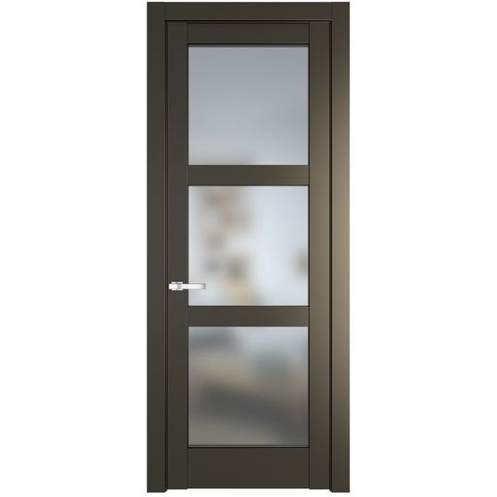 Межкомнатная дверь эмаль Profil Doors 4.6.2PD перламутр бронза стекло матовое