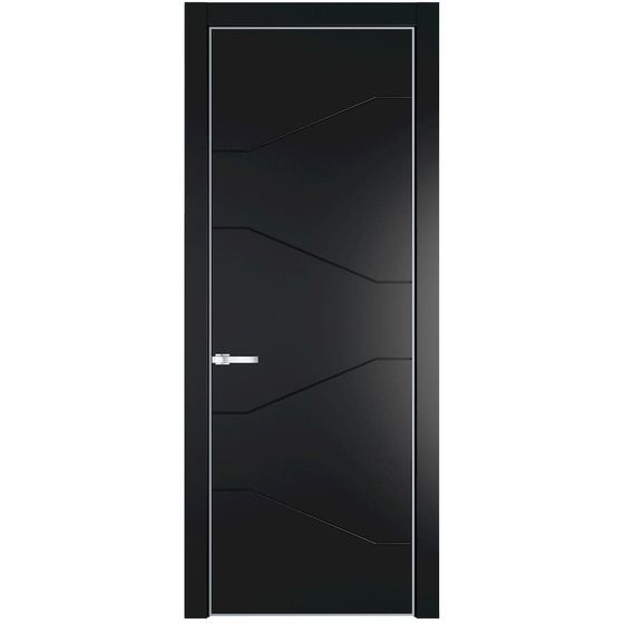 Фото межкомнатной двери эмаль Profil Doors 2PE блэк глухая кромка матовая