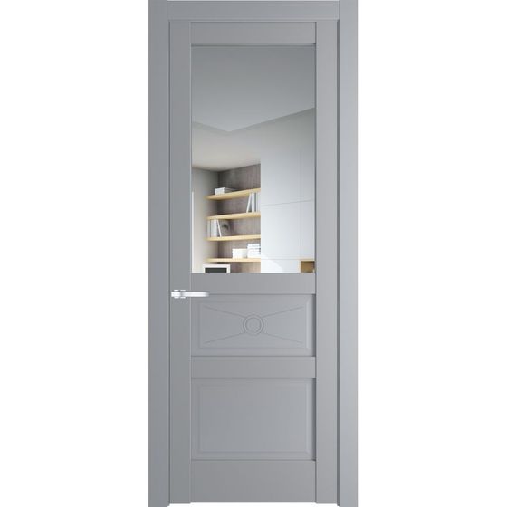 Межкомнатная дверь эмаль Profil Doors 1.5.2PM смоки остеклённая