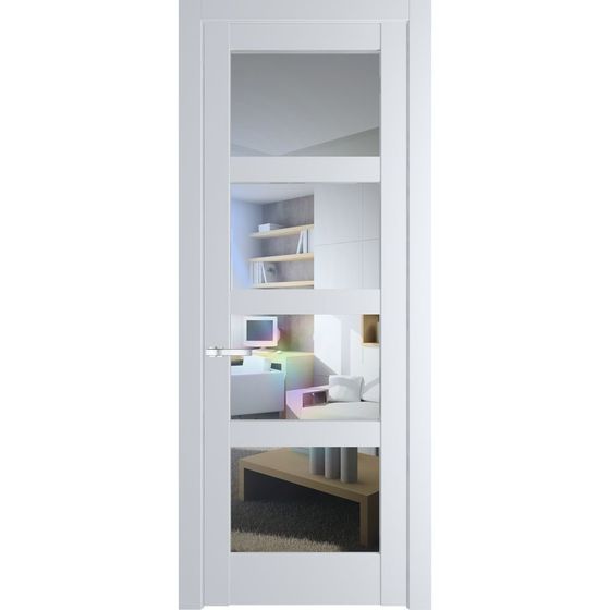 Межкомнатная дверь эмаль Profil Doors 4.4.2PD вайт остеклённая