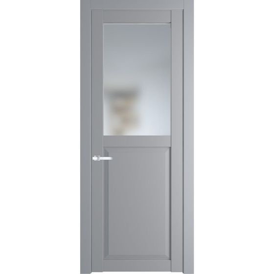 Межкомнатная дверь эмаль Profil Doors 2.6.2PD смоки остеклённая