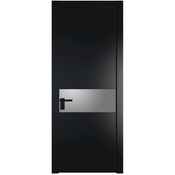 Profil Doors 17PA блэк профиль чёрный матовый стекло серебро матлак