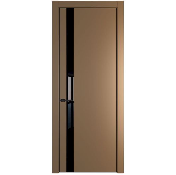 Profil Doors 18PA перламутр золото профиль чёрный матовый стекло чёрный лак
