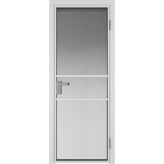 Межкомнатная дверь алюминиевая Profil Doors 2AG вайт остеклённая