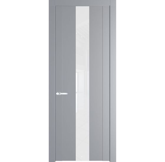 Межкомнатная дверь эмаль Profil Doors 1.9P смоки стекло лак классик