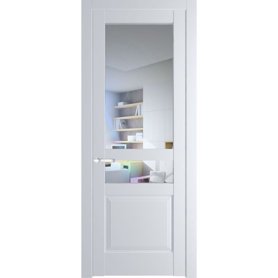 Межкомнатная дверь эмаль Profil Doors 4.5.4PD вайт остеклённая