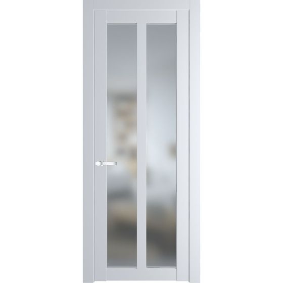 Межкомнатная дверь эмаль Profil Doors 1.7.2PD вайт остеклённая