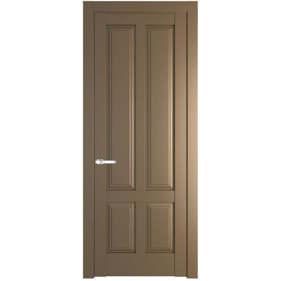 Межкомнатная дверь эмаль Profil Doors 4.8.1PD перламутр золото глухая