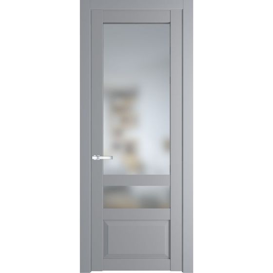 Межкомнатная дверь эмаль Profil Doors 2.5.4PD смоки остеклённая