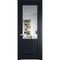 Межкомнатная дверь эмаль Profil Doors 1.2.2PM нэви блу остеклённая