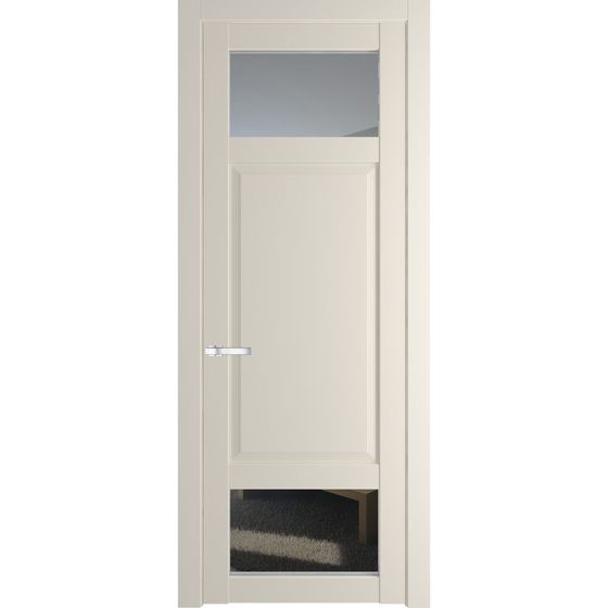 Межкомнатная дверь эмаль Profil Doors 2.3.4PD кремовая магнолия остеклённая