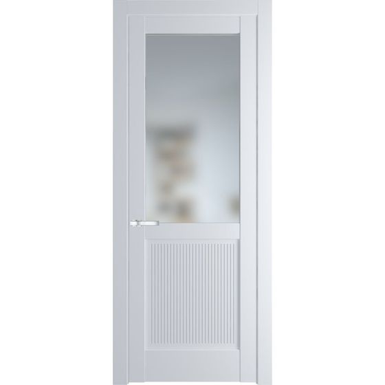 Межкомнатная дверь эмаль Profil Doors 2.2.2PM вайт остеклённая