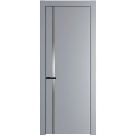 Profil Doors 21PA смоки профиль чёрный матовый стекло серебро матлак