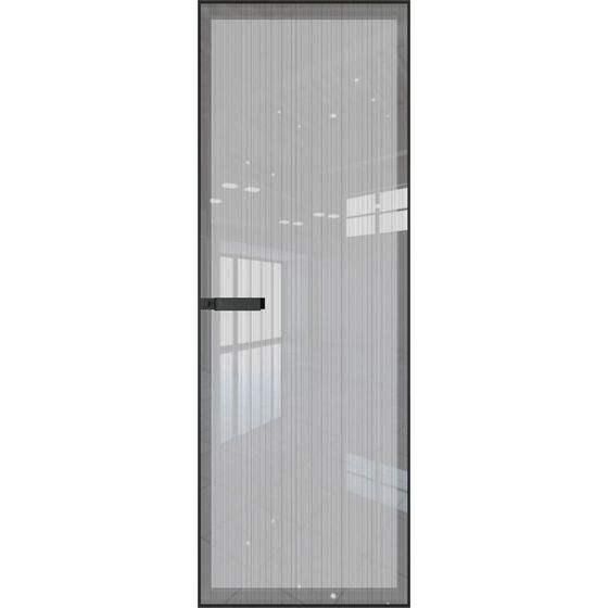 Скрытая алюминиевая дверь Invisible 1AGN стекло страйп