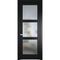 Межкомнатная дверь эмаль Profil Doors 4.6.2PD блэк остеклённая