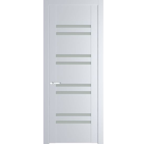 Межкомнатная дверь эмаль Profil Doors 1.6P вайт стекло матовое