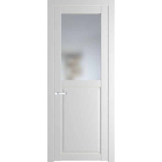 Межкомнатная дверь эмаль Profil Doors 2.6.2PD крем вайт остеклённая