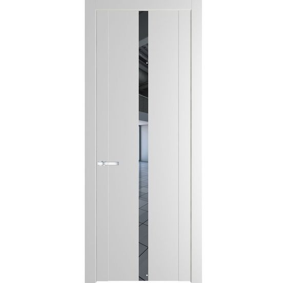 Межкомнатная дверь эмаль Profil Doors 1.8P крем вайт зеркало