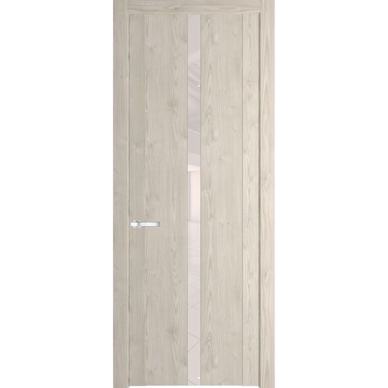 Межкомнатная дверь Profil Doors 1.8N каштан светлый стекло перламутровый лак