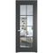 Межкомнатная дверь эмаль Profil Doors 4.1.2 (р.8) PD графит стекло прозрачное