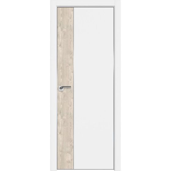 Межкомнатная дверь unilack Profil Doors 100E аляска со вставкой