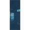 Скрытая алюминиевая дверь Invisible 1AGN зеркало blue