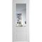 Межкомнатная дверь эмаль Profil Doors 2.5.3PD крем вайт остеклённая