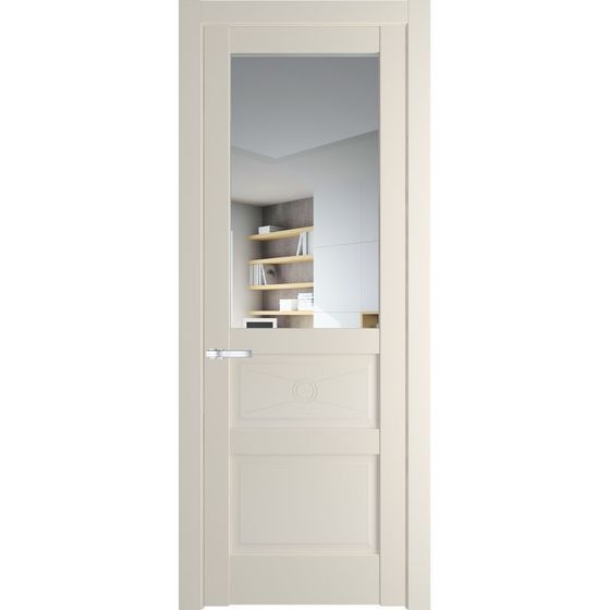 Межкомнатная дверь эмаль Profil Doors 1.5.2PM кремовая магнолия остеклённая