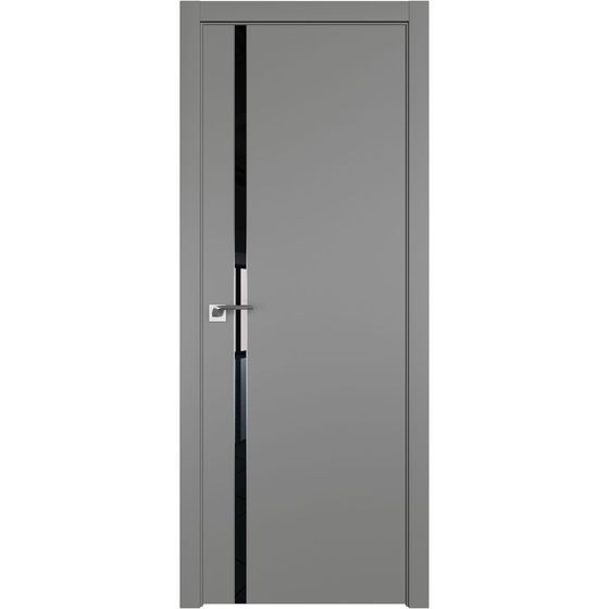 Межкомнатная дверь unilack Profil Doors 122E грей со вставкой