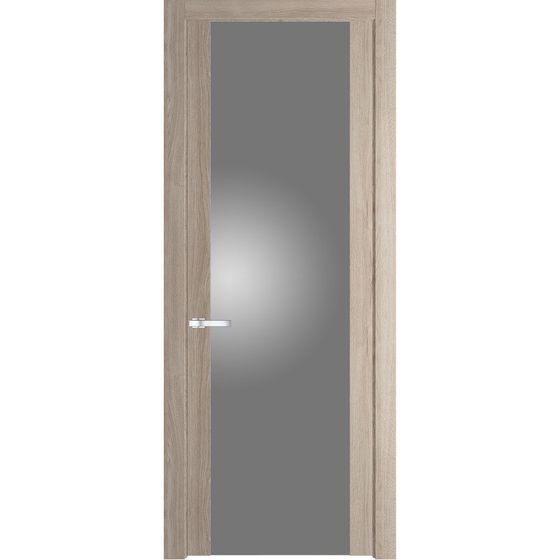 Межкомнатная дверь Profil Doors 1.7N дуб сонома стекло серебро матлак