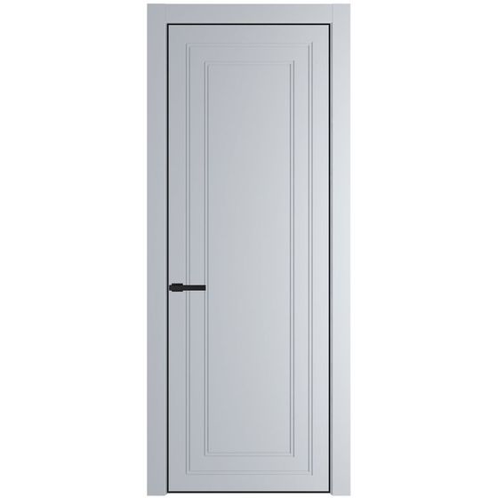 Profil Doors 26PA лайт грей профиль чёрный матовый