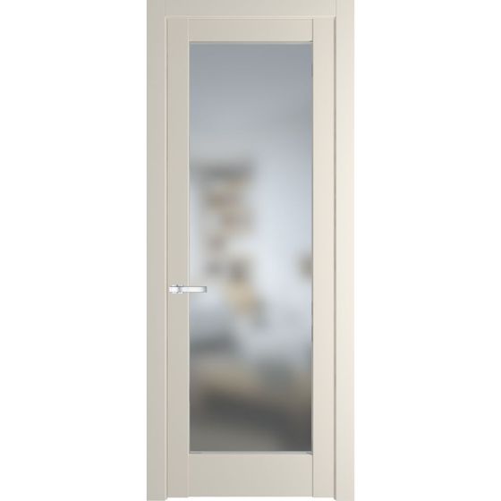 Межкомнатная дверь эмаль Profil Doors 3.1.2PD кремовая магнолия остеклённая