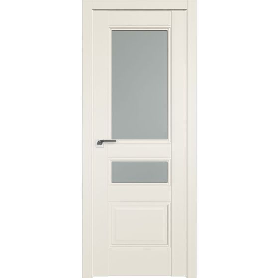 Фото межкомнатной двери unilack Profil Doors 68U магнолия сатинат стекло матовое