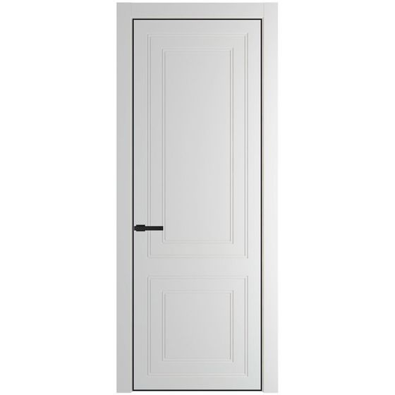 Profil Doors 27PA крем вайт профиль чёрный матовый