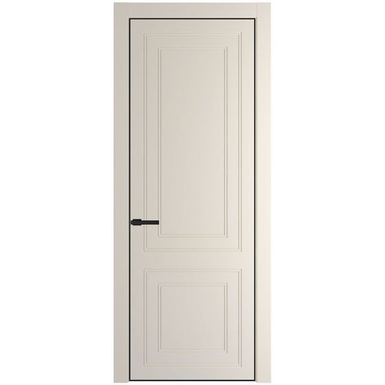 Profil Doors 27PA кремовая магнолия профиль чёрный матовый